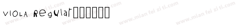 VIOLA Regular字体转换